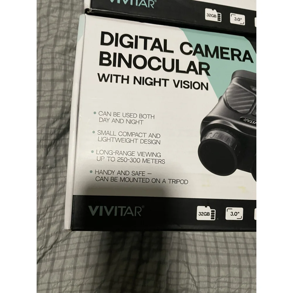 Digital Camera Binocular w/Night Vision 10x Digital Zoom 40m Picture Vivitar